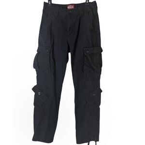 Matchstick Union Workwear Black Cargo Jeans Mens Sz 30 Grunge Skater Y2k